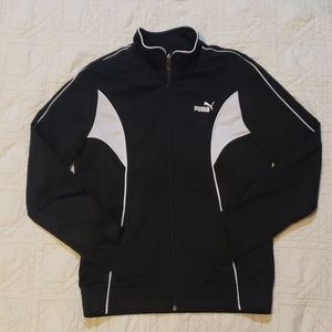 Puma athletic zip up track jacket